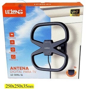 ANTENA DIGITAL COM AMPLIFICADOR DE SINAL PARA TV (LE-3094-16)