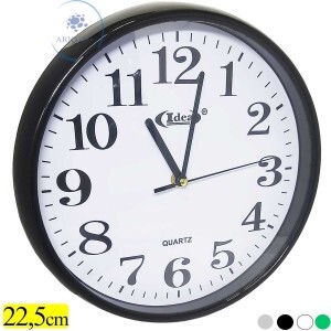 RELÓGIO DE PAREDE REDONDO 22,5cm (ID-5857R)