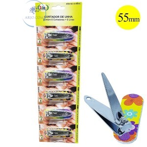 CORTADOR DE UNHA PEQUENO KIT COM 6 UNIDADES + 6 LIXAS (ID-5004C)