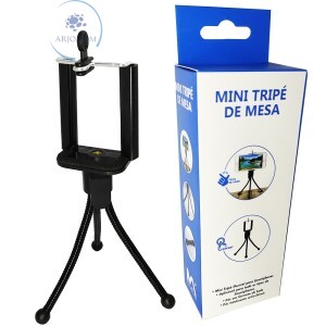 MINI TRIPÉ DE MESA PARA CELULAR (MAX-SUP3333)