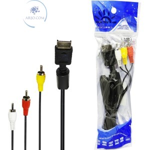 CABO ÁUDIO E VÍDEO RCA PARA PLAYSTATION 2 (N439)