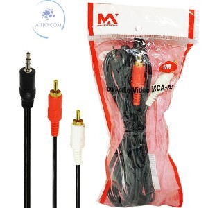 CABO AUXILIAR P2+2RCA ÁUDIO 3 METROS (MAX-30857-23)