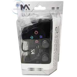 CONTROLE PLAYSTATION 2 E PS1 COM FIO (MAX-PC22)