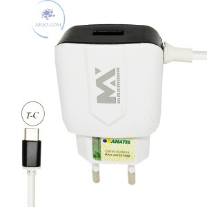 CARREGADOR PARA CELULAR TIPO-C COM 1 ENTRADA USB 2.4A (MAX-CAR93)