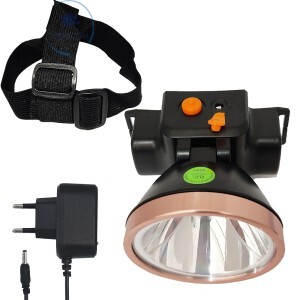 LANTERNA DE CABEÇA RECARREGÁVEL 1 LED 5W (DP-7224A)