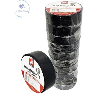 FITA ISOLANTE ANTICHAMA 10M PACOTE COM 10 UNIDADES (BAR-15093-16)