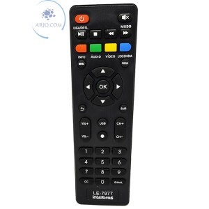CONTROLE REMOTO CONVERSOR DIGITAL INTELBRAS (LE-7977)