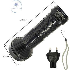 LANTERNA RECARREGÁVEL 1 LED (DP-1907B)