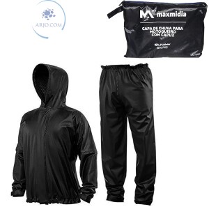 CAPA DE CHUVA PARA MOTOQUEIRO COM CAPUZ (MAX-130008)