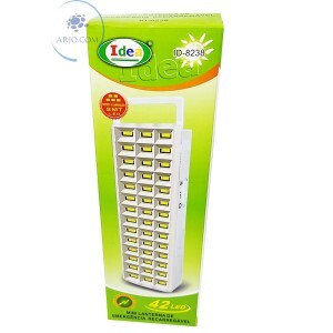 LUZ DE EMERGÊNCIA RECARREGÁVEL 42 LEDs (ID-8238)