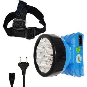 LANTERNA DE CABEÇA RECARREGÁVEL 12 LEDs 1W (DP-722B)