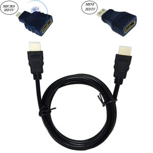 CABO HDTV 4 EM 1 INTERFACE MULTIMÍDIA DE ALTA DEFINIÇÃO 1,5m (LE-6623)