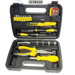 JOGO DE FERRAMENTAS 21 PEÇAS (ID-6748K)