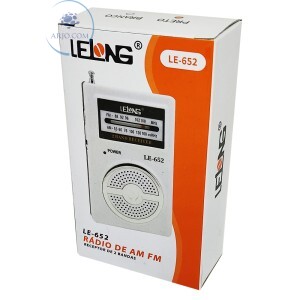 RÁDIO DE BOLSO AM / FM (LE-652)