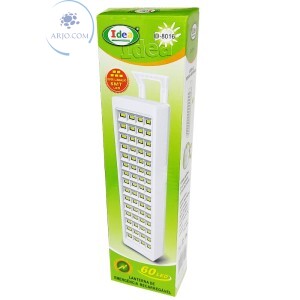 LUZ DE EMERGÊNCIA RECARREGÁVEL 60 LEDs (ID-8016)