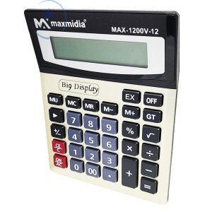 CALCULADORA ELETRÔNICA 12 DÍGITOS (MAX-1200V-12)