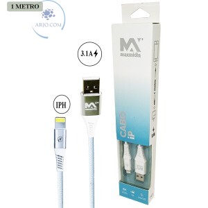 CABO USB PARA IPHONE 3.1A (MAX-IP91)