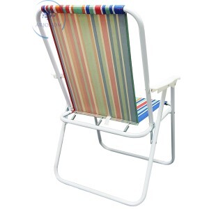 CADEIRA DE PRAIA ALTA SUPORTA 120Kg (ID-3519C)