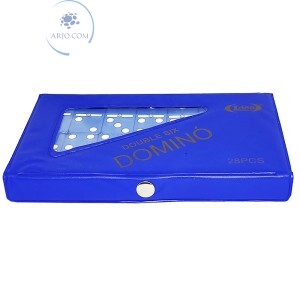 JOGO DE DOMINÓ COLORIDO 8mm COM 28 PEÇAS (ID-663VC)