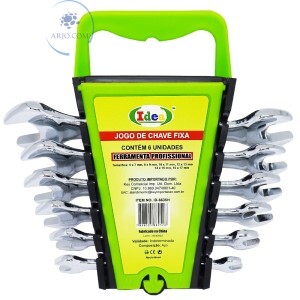 JOGO DE CHAVE FIXA COM 06 UNIDADES (ID-6635H)