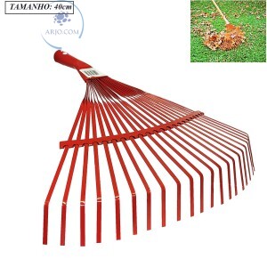 RASTELO VASSOURA PARA JARDINAGEM 40cm (ID-3517R)