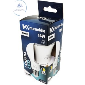 LÂMPADA DE LED 14W A60 E-27 (MAX-LED14W)
