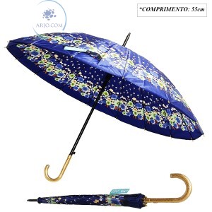 GUARDA CHUVA 55cm COM 16 VARETAS (MAX-GC5511)