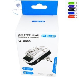 CARREGADOR UNIVERSAL PARA CELULAR (LE-U300)