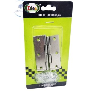 KIT DE DOBRADIÇAS 2 PEÇAS (ID-3922D)