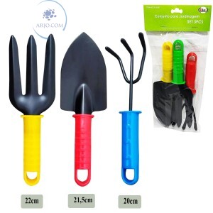 CONJUNTO PARA JARDINAGEM 3 PEÇAS (ID-9959T)