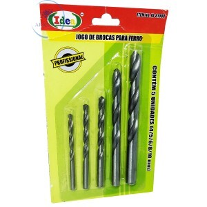 JOGO DE BROCAS PARA FERRO (ID-810BR)