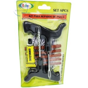 KIT PARA REPAROS DE PNEUS 8 PEÇAS (ID-6347R)