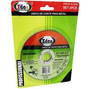 DISCO DE CORTE PARA METAL COM 3 PEÇAS (ID-6292BMK)
