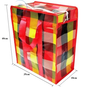 SACOLA ESTAMPADA REUTILIZÁVEL TAMANHO 35X40X15cm (ID-057S)