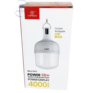 LÂMPADA LED BULBO RECARREGÁVEL 38W (KA-L1513)