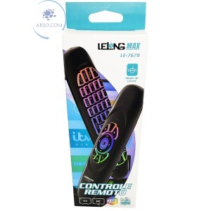 CONTROLE REMOTO AIR MOUSE RECARREGÁVEL COM TECLADO (LE-7679)
