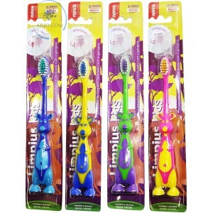 ESCOVA DENTAL INFANTIL 12 UNIDADES CERDAS MACIAS (LIM-4033)