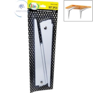 CANTONEIRA DOBRÁVEL 10 POLEGADAS KIT COM 2 PEÇAS (ID-4392C)