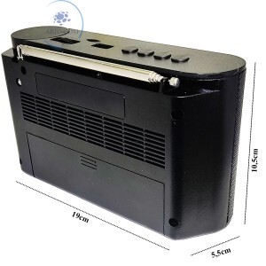 RÁDIO RECARREGÁVEL PORTÁTIL ANALÓGICO BLUETOOTH (LE-661)