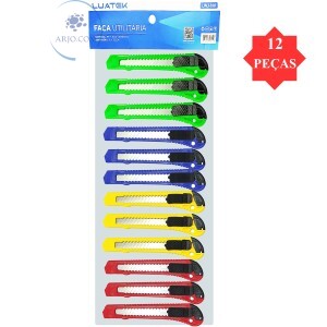 ESTILETE MULTIUSO KIT COM 12 PEÇAS (LWJ-180)