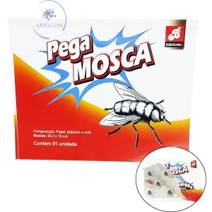 ADESIVO PEGA MOSCA 25,3cm X 18cm (BAR-291001-2)