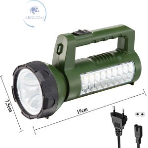 LANTERNA HOLOFOTE RECARREGÁVEL 1 LED 40W (DP-7324)
