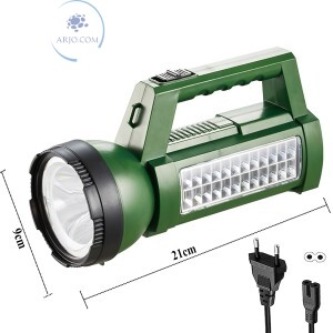 LANTERNA HOLOFOTE RECARREGÁVEL 1 LED 50W (DP-7325)