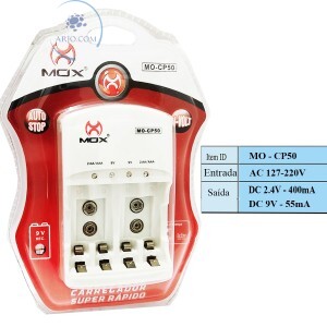 CARREGADOR DE PILHA (MO-CP50)