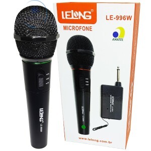 MICROFONE SEM FIO DINÂMICO (LE-996W)