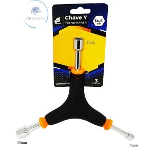 CHAVE Y 3 PONTAS 5/8/10mm (BAR-313334)