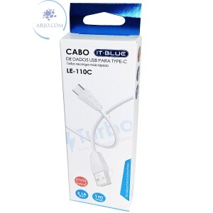 CABO USB PARA TIPO-C TURBO 3.1A (LE-110C)