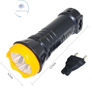 LANTERNA 4 LED RECARREGÁVEL (CRS-3206M)