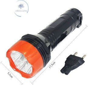 LANTERNA 5+1 LED RECARREGÁVEL (CRS-3207M)