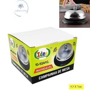 CAMPANHIA DE MESA 9.5 X 7cm (ID-5241C)